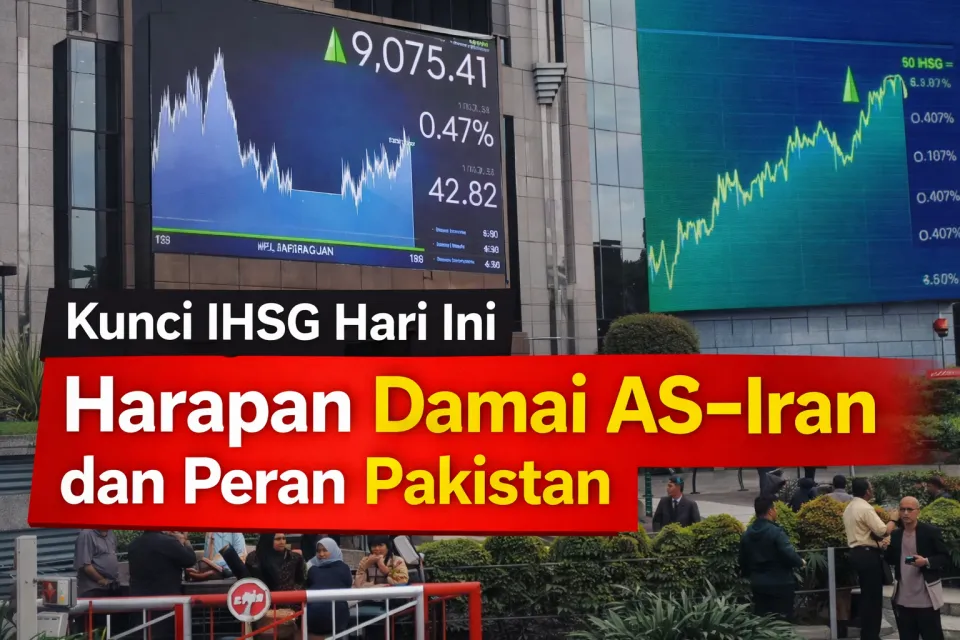 Wall Street Berbalik Arah di Menit Akhir, Harapan Damai AS–Iran dan Peran Pakistan Jadi Sentimen Kunci IHSG Hari Ini