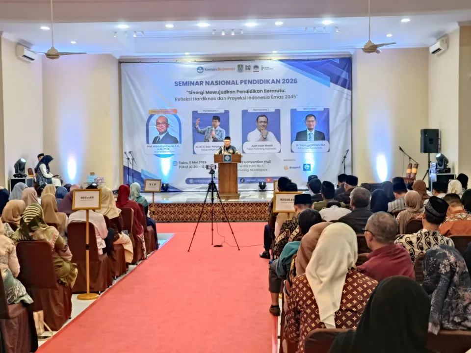 Hardiknas 2026 di Bekasi Dijaga Ketat, Polsek Bantargebang Kawal Seminar Pendidikan Nasional