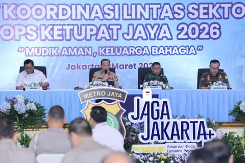 Operasi Ketupat Jaya 2026 Dimulai, Polda Metro Jaya Siapkan 6.802 Personel Amankan Mudik Lebaran