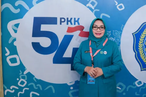 Ketua TP PKK Kota Bekasi Hadiri Puncak Peringatan HKG PKK Ke-54 Tingkat Nasional 