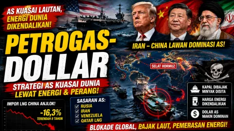 China-Iran vs AS Memanas, Strategi Petrogas-Dollar terungkap, Fakta Hari ini Ekonomi Ubah Peta Energi Dunia