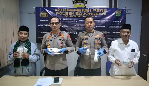 Pengedar Tramadol Ditangkap di Sawangan Depok, Polisi Sita 510 Butir Obat Terlarang