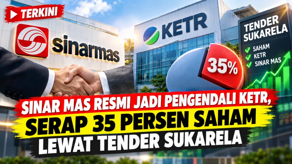 Sinar Mas Resmi Jadi Pengendali KETR, Serap 35 Persen Saham Lewat Tender Sukarela