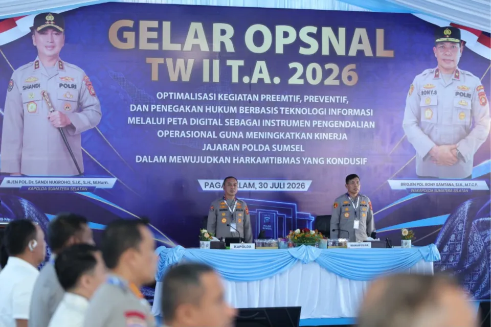 Kapolda Sumsel Pimpin Gelar Operasional, Instruksikan Jajaran Turun Langsung ke Masyarakat dan Cegah Karhutla