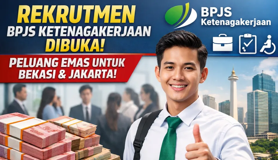 Terbaru Hari Ini : Rekrutmen BPJS Ketenagakerjaan Dibuka, Fakta Baru Terungkap! Peluang Besar untuk Warga Bekasi hingga Jakarta
