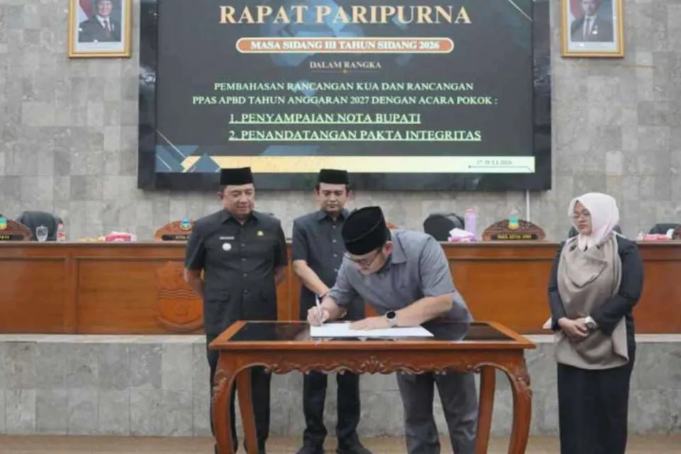 Bupati Garut Sampaikan Nota Pengantar KUA-PPAS APBD 2027, Pendapatan Daerah Diproyeksikan Capai Rp4,76 Triliun