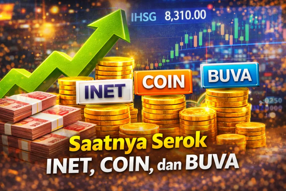 IHSG Melejit 8.310! Saatnya Serok INET, COIN, dan BUVA? Ini Peta Cuan Terbaru 