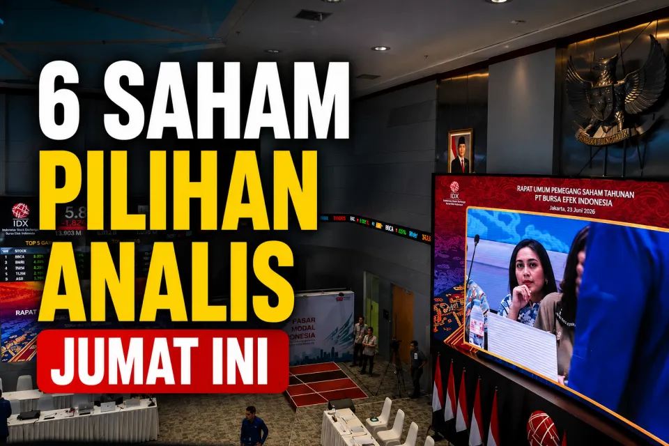 IHSG Berpeluang Menguat! Ini 6 Saham Pilihan Analis untuk Hari Ini