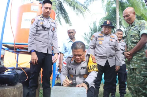 Mahasiswa STIK Angkatan 83 Bangun Sumur Bor di Aceh Utara, Bukti Nyata Pengabdian untuk Warga