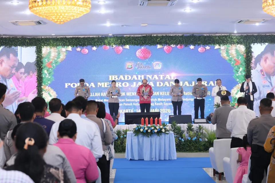 Perayaan Natal Polda Metro Jaya 2025, Kapolda Tekankan Pelayanan dari Hati  
