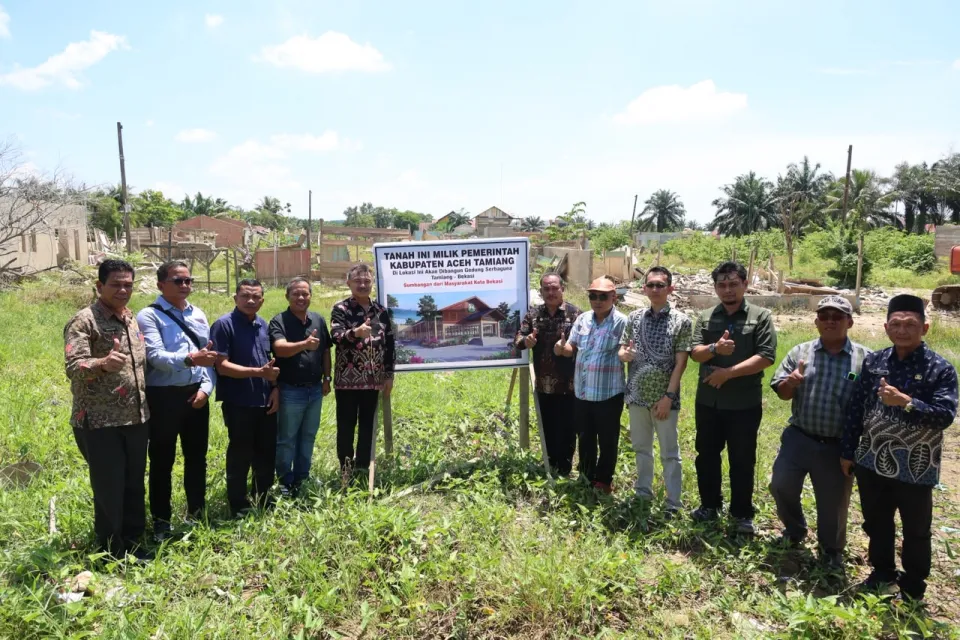 Kolaborasi Bekasi–Aceh Tamiang Masuki Tahap Baru, Gedung Serbaguna Jadi Simbol Kepedulian dan Persaudaraan