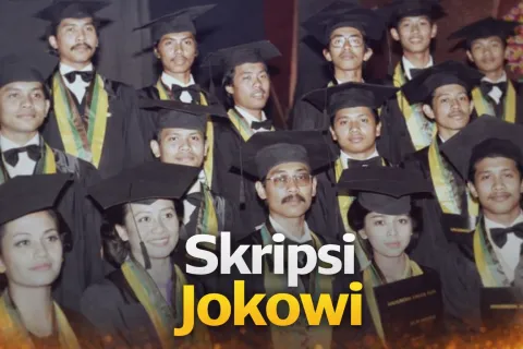 Teman Seangkatan Jokowi Buka Fakta Skripsi: Mesin Ketik, Percetakan, dan Ijazah yang Sama Persis