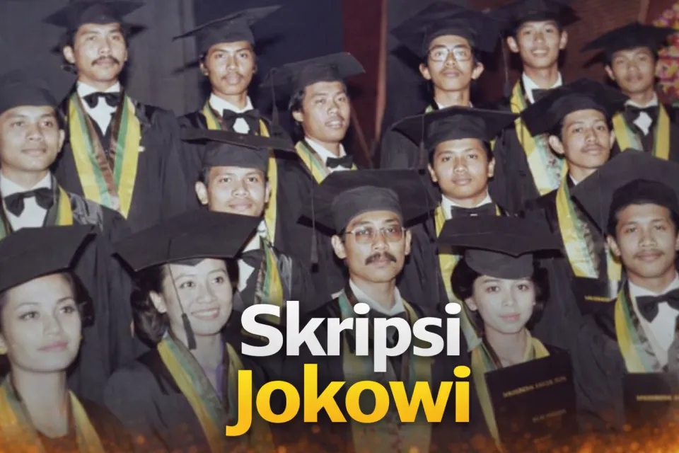 Teman Seangkatan Jokowi Buka Fakta Skripsi: Mesin Ketik, Percetakan, dan Ijazah yang Sama Persis
