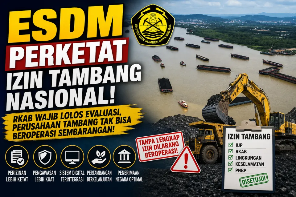 ESDM Perketat Izin Tambang Nasional, Perusahaan Minerba yang Tak Lengkapi Dokumen Terancam Tak Bisa Beroperasi