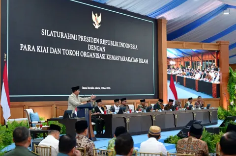 Pertemuan Prabowo dan Para Ulama di Istana Bahas Komitmen Jaga NKRI dan Perdamaian Dunia