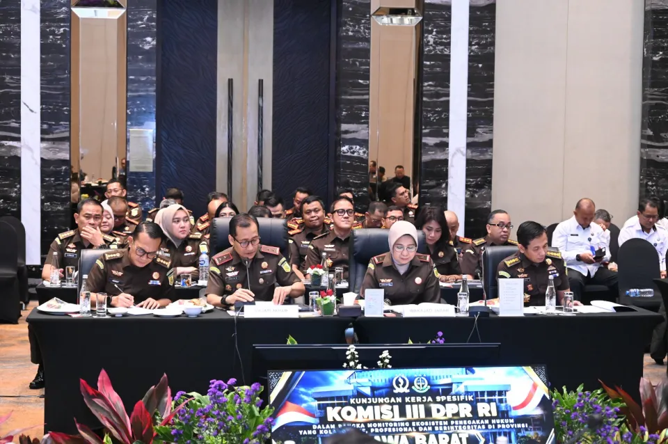 Komisi III DPR RI Pantau Penegakan Hukum di Jabar, Kejati Tekankan Sinergi APH 