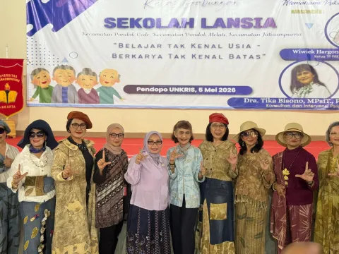 Terbaru Wiwiek Hargono Jadi Narasumber Sekolah Lansia Kelas Gabungan, Bahas Pentingnya Memahami Masa Tua