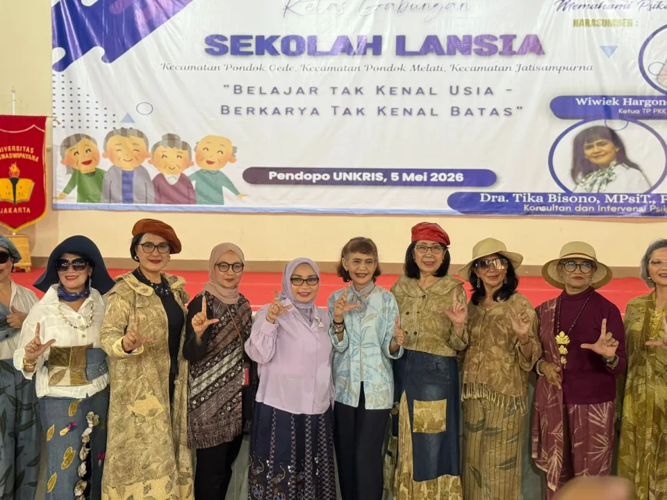 Terbaru Wiwiek Hargono Jadi Narasumber Sekolah Lansia Kelas Gabungan, Bahas Pentingnya Memahami Masa Tua