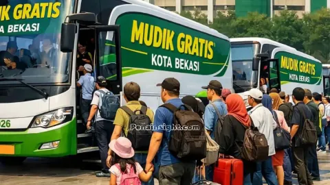 Mudik Gratis Pemkot Bekasi Siapkan 27 Bus Menuju Jogja, Solo hingga Malang
