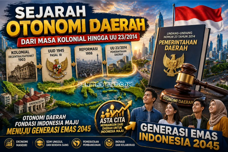 Sejarah Otonomi Daerah hingga Era Asta Cita: Fondasi Menuju Generasi Emas Indonesia 2045 