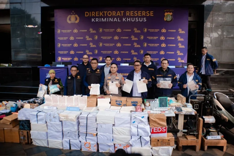 Polda Metro Jaya Bongkar Sindikat Meterai Palsu, Cegah Potensi Kerugian Negara Rp1,034 Triliun