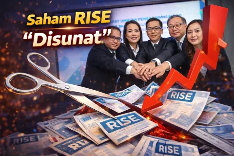 Saham Hermanto Tanoko (RISE ) Disunat Usai Bonus Jumbo Rp525 Miliar