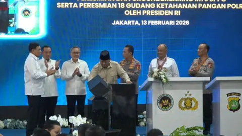 Presiden Prabowo Resmikan 1.179 SPPG dan 18 Gudang Ketahanan Pangan Polri