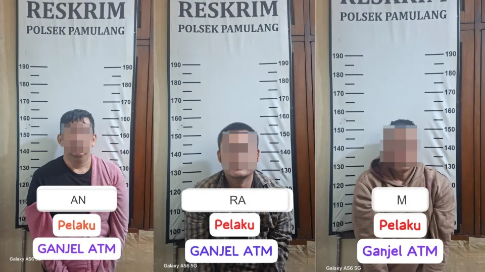 Polisi Gagalkan Komplotan Pengganjal ATM di Pamulang, Tiga Pelaku Ditangkap