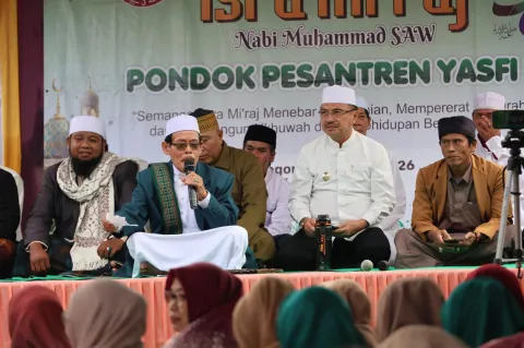 Wakil Wali Kota Bekasi Letakkan Batu Pertama Ponpes Yasfi 3, Target Cetak Generasi Emas Berakhlak