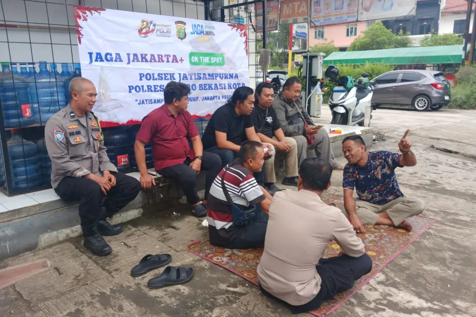 Kapolsek Jatisampurna Gelar Jaga Jakarta On The Spot, Ajak Warga Aktif Jaga Keamanan Lingkungan