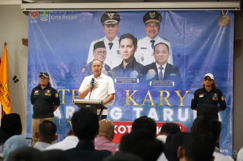 Wali Kota Bekasi Buka Temu Karya Karang Taruna VII Kota Bekasi, Soroti Masa Depan Generasi Muda