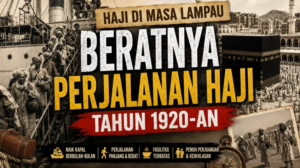 HARI INI NAIK PESAWAT, DULU BERBULAN-BULAN DI KAPAL! Kisah Haji yang Menggetarkan