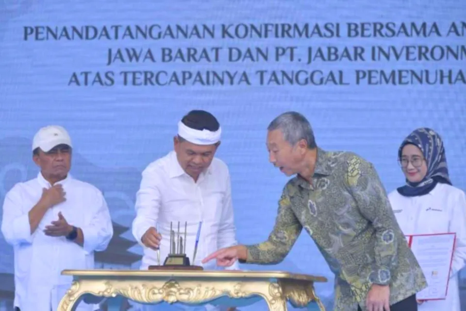 Dedi Mulyadi Resmikan Groundbreaking PSEL Legok Nangka, Sampah Bandung Raya Diolah Jadi Listrik