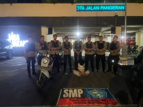 Tim Perintis Presisi Polres Metro Bekasi Kota Amankan Pelajar Bawa Sajam