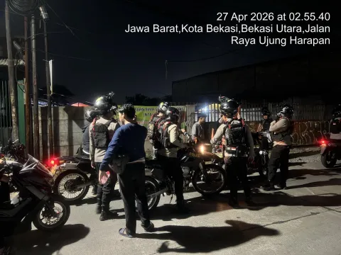  Patroli Dini Hari Bekasi Disisir Polisi, Tim Presisi Sikat Kejahatan Jalanan 3C 