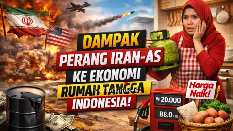 Perang Iran–AS Mengguncang Dapur Rumah Tangga Indonesia, Ini Alasannya