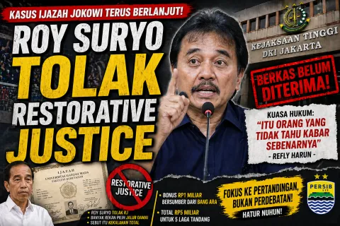 Fakta Terbaru: Kasus Roy Suryo Soal Ijazah Joko Widodo Berlanjut, Tolak Restorative Justice dan Status Berkas Terungkap