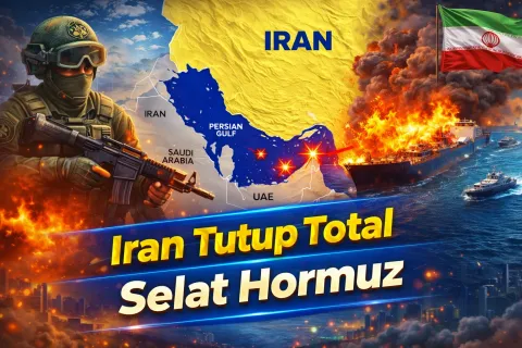 Iran Tutup Total Selat Hormuz, Setiap Kapal Diperingatkan Akan Dibakar! Dampak ke Harga Minyak & Ekonomi Global