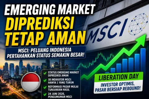 Indonesia Selangkah Lagi Lolos dari Ancaman Degradasi MSCI, Update Status Emerging Market Diprediksi Tetap Aman