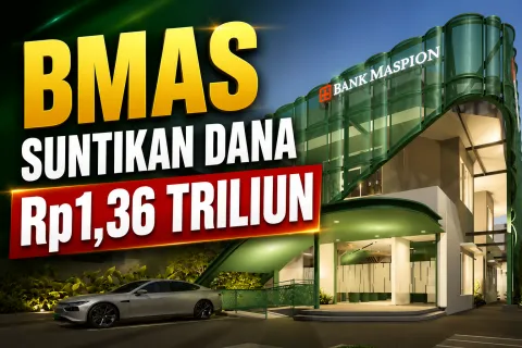 BMAS Bank Maspion Hari Ini Kantongi Suntikan Dana Rp1,36 Triliun dari KBank