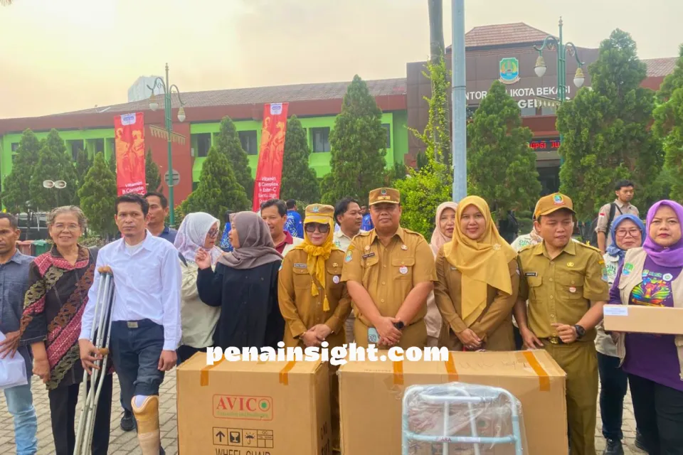 Dinsos Kota Bekasi Salurkan 91 Alat Bantu Disabilitas Warga Tidak Mampu, Robert Siagian Wujud Bekasi Inklusif
