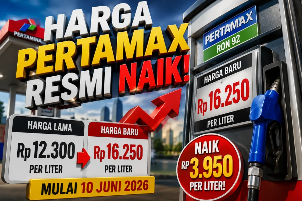 Pertamax Resmi Naik Jadi Rp16.250 per Liter Mulai Hari Ini, Selisih Rp6.250 dari Pertalite