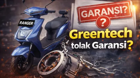 Viral Motor Listrik Greentech Dikeluhkan:  Garansi Ditolak & Spare Part Langka, Konsumen Merasa Ditinggal