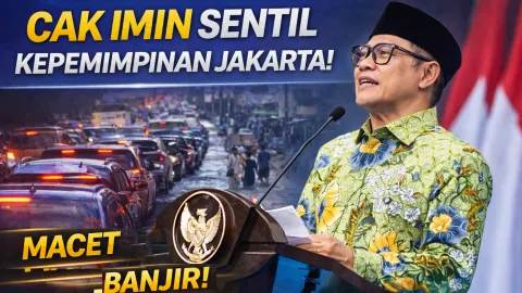 Cak Imin Sentil Kepemimpinan Jakarta! Dari Fauzi Bowo hingga Ahok Dinilai Gagal Atasi Banjir dan Macet