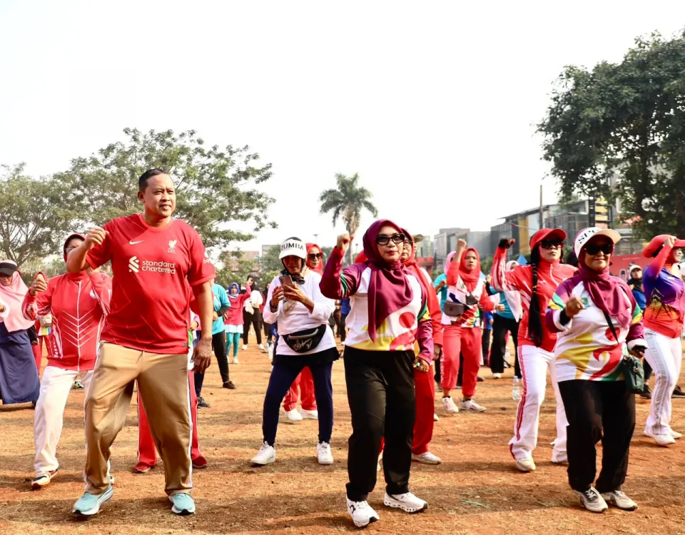 Dari Pondok Gede, Senam Sehat Bersama Digelar Bergilir di 12 Kecamatan Kota Bekasi Bersama Lansia Aktif