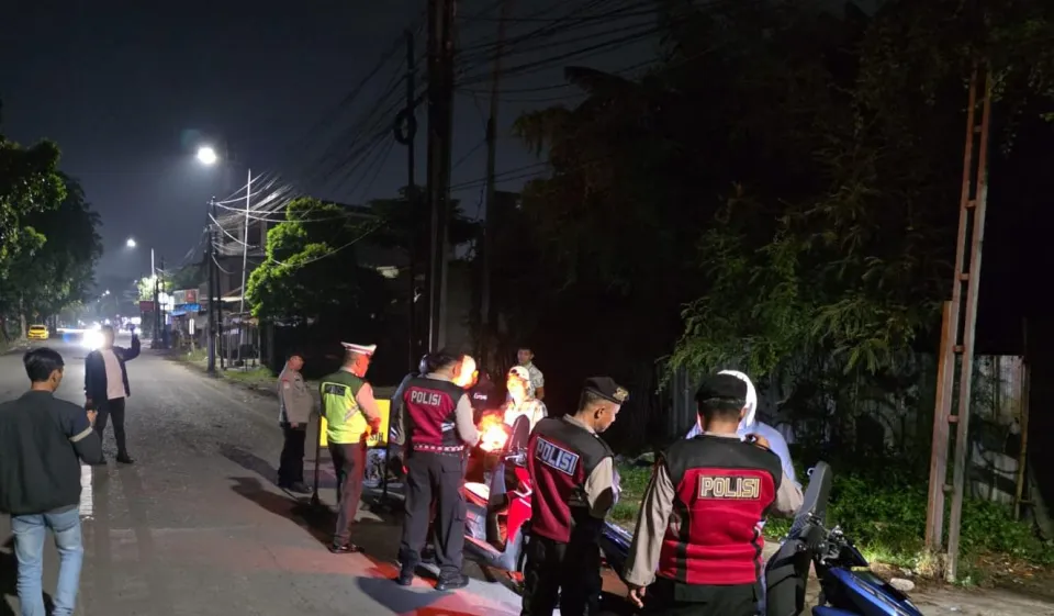 Hari Ini Polsek Jatiasih Intensifkan Patroli Cipkon dan Razia Stasioner Antisipasi Kejahatan Jalanan