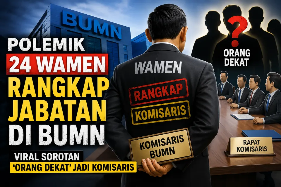 Polemik 24 Wamen Rangkap Jabatan di BUMN, Viral Sorotan 'Orang Dekat' Jadi Komisaris