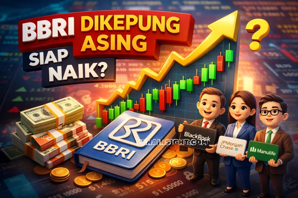 BBRI Dikepung Asing, Harga Masih Tertahan: Momentum Naik Mulai Terbuka?