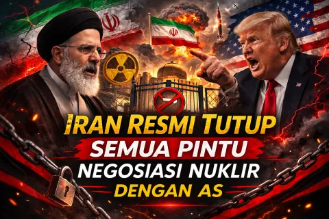 Iran Resmi Tutup Semua Pintu Negosiasi Nuklir dengan AS, Konflik Timur Tengah di Ambang Eskalasi Besar