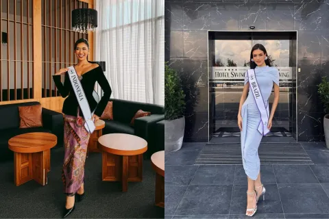 Finalis Miss Supranational 2026 Tampil Totalitas di Sesi Interview, Indonesia Curi Perhatian dengan Batik
